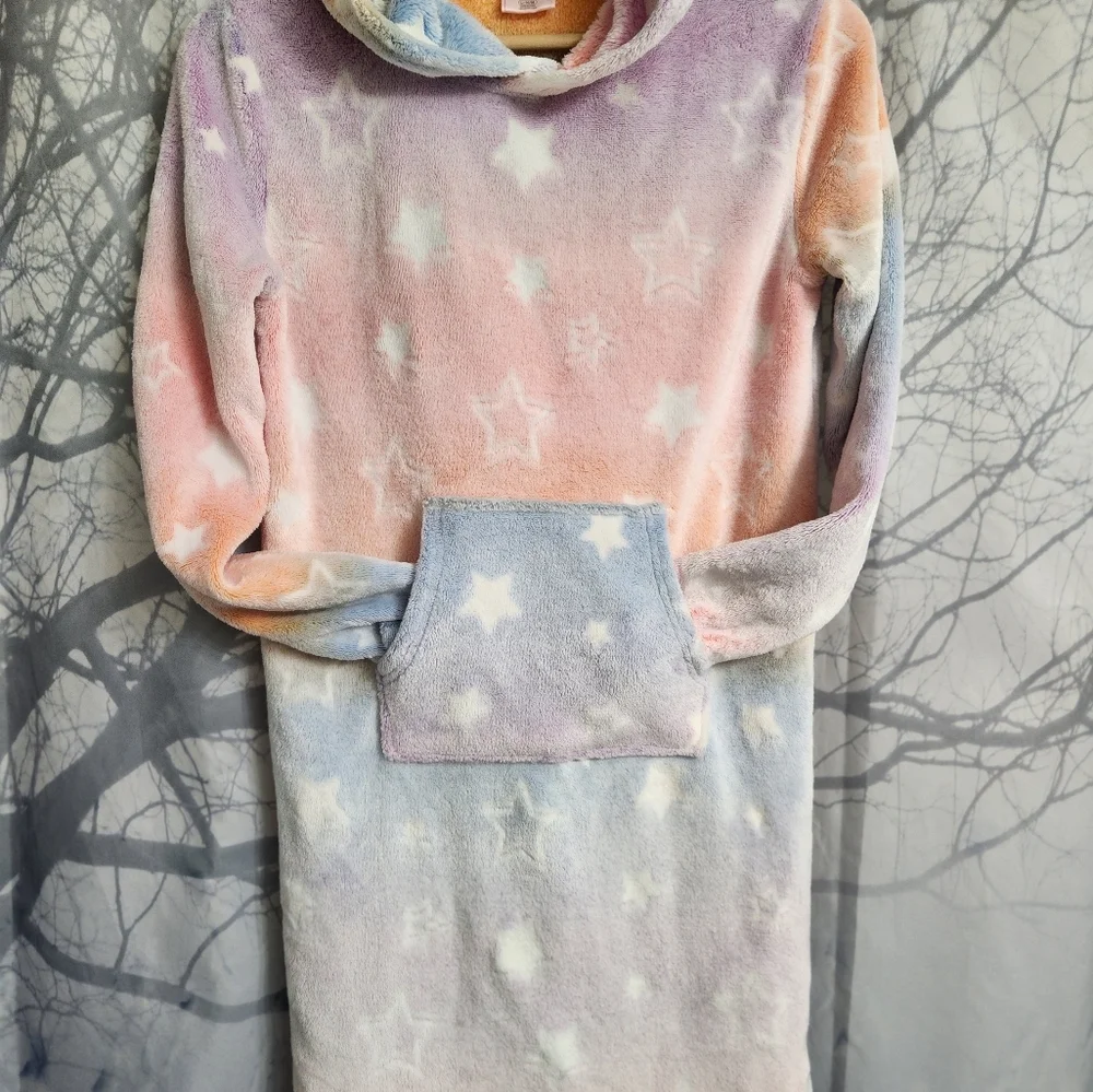 Girl's 32°Heat Sleeper Robe Hoodie Cozy Soft Lounger 14/16